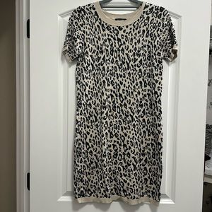525 leopard sweater dress